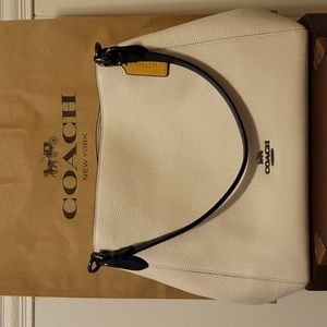 NWT COACH Hallie Shoulder Bag in color block